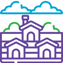 Pictogramme de Aménagement du territoire