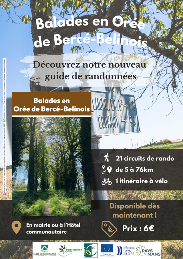 Affiche de la promotion de sortie du guide de randonnée 2026