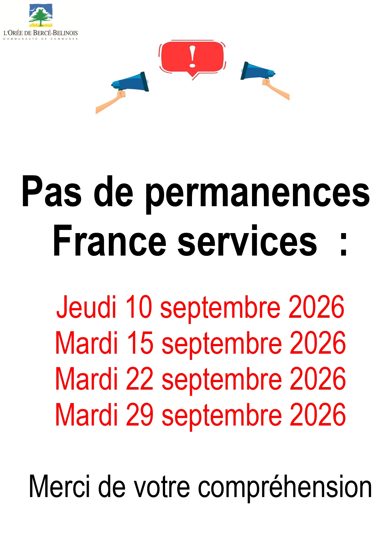 pas de permanences france services