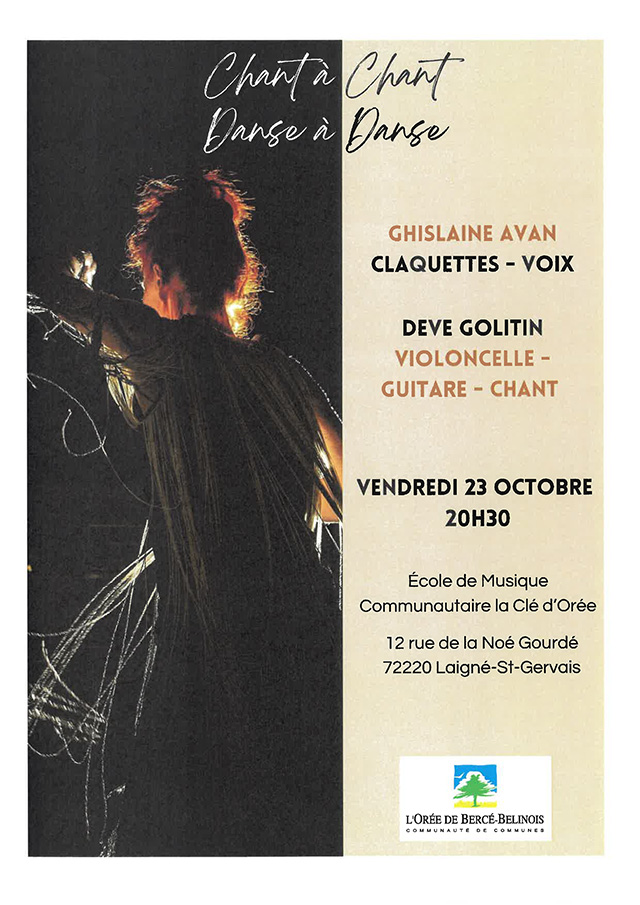 affiche du spectacle Chant à Chant en date du 23 octobre 2026