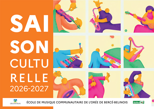 Couverture de la plaquette saison culturelle 2026-2027